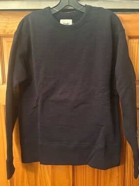 Drakes Navy Crewneck Pullover Sweater